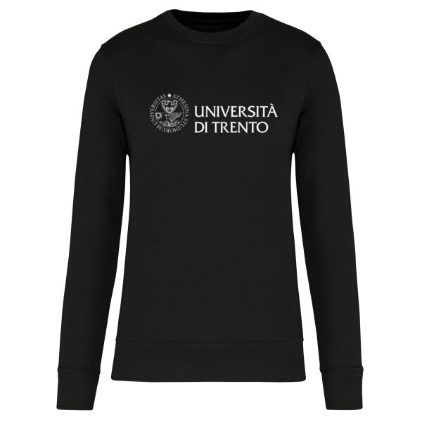 Felpa bio Ricamata girocollo unisex Thumbnail